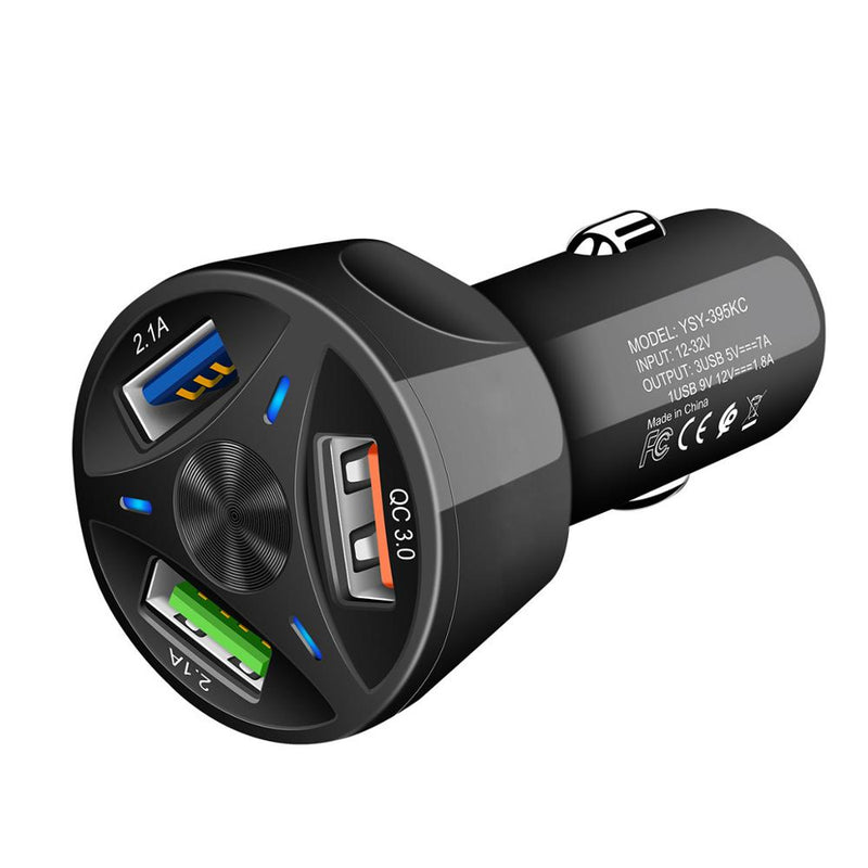 Triple USB with Quick charge 3.0 QC fast car charger