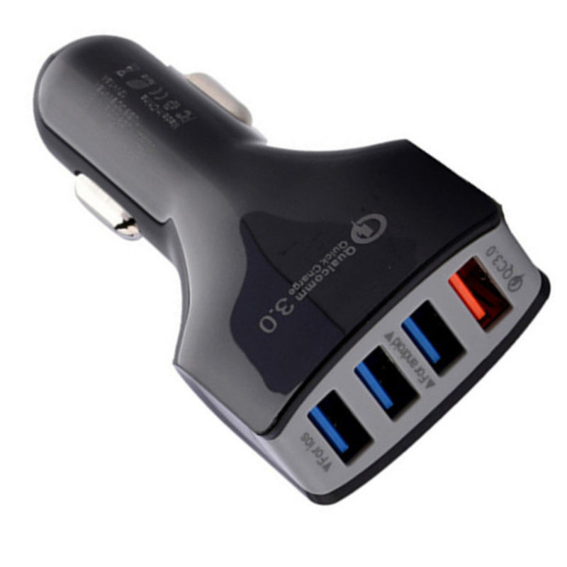 Quad USB quick charge 3.0 QC fast charger for car