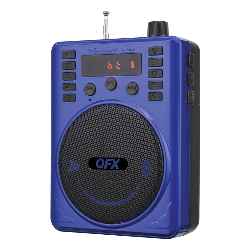 Loud portable Bluetooth speaker and voice amplifier.
