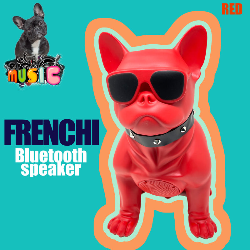 large size Frenchi bulldog bluetooth speaker and mp3 player