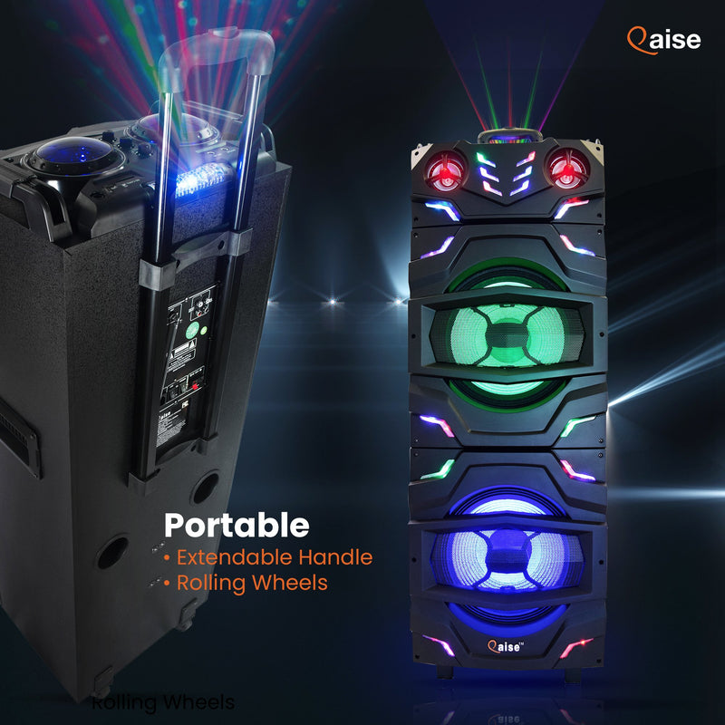 High Power Bluetooth Karaoke Rechargeable speaker 12000 watts