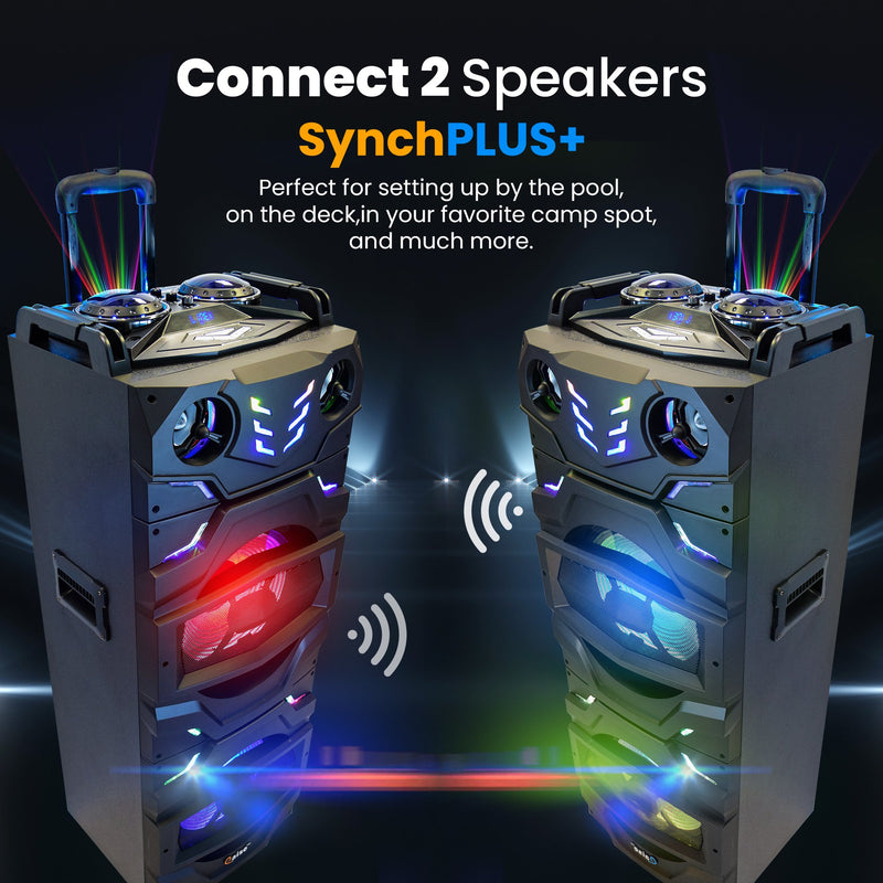 High Power Bluetooth Karaoke Rechargeable speaker 12000 watts