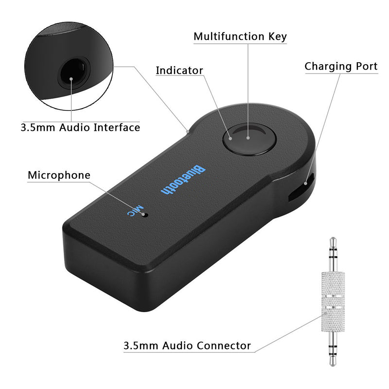 HD Bluetooth Auxiliary for Car or other audio devices
